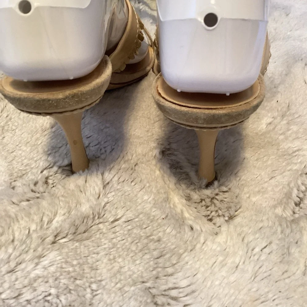 DIOR BEIGE SLIP ON SANDAL SIZE 37(6.5) 1277 - Picture 5 of 7